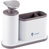  Дозатор для жидкого мыла Sauber с органайзером 105845 Leonord 