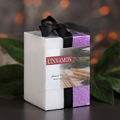 Свеча куб 5х7,5см, "Кристаллический узор", корица 3680556 Свеча куб 5х7,5см, "Кристаллический узор", корица 3680556