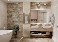  Плитка  20х50 Онда Бежевый /БерезаКерамика (1,1м2) 