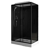  Душевая кабина 120х80х215 прямоугольная низкий поддон тонированное стекло 5мм ЛЕВАЯ 8801L ODA 