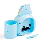 Будильник настольный с органайзером Милый единорог d-6.5 см 12.5х9 см АА 5198848 Будильник настольный с органайзером Милый единорог d-6.5 см 12.5х9 см АА 5198848