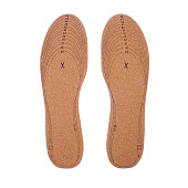  Стельки для обуви универсальные из махровой ткани и натуральной пробки, р-р. 35-46  459-131 