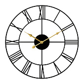 Часы настенные круг d=45,5см, открытая стрелка, корпус чёрный "Классика" Рубин 4848-004 Часы настенные круг d=45,5см, открытая стрелка, корпус чёрный "Классика" Рубин 4848-004