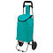  Тележка с сумкой Бирюза, до 15 кг, 26х32х85см, колеса d=150мм, WR3030, 93590 