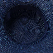  Шляпа женская с бантиком MINAKU, р-р 56-58, темно-синий  10458685 