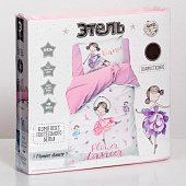  Комплект постельного белья Этель 1.5 сп Flower dancer бязь 4702784 