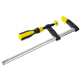 Струбцина тип "F" усиленная, мягкая ручка 50 х 250 мм Струбцина тип "F" усиленная, мягкая ручка 50 х 250 мм