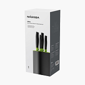 Набор из 4 кухонных ножей в блоке, NADOBA, OLIVIA 724522 Набор из 4 кухонных ножей в блоке, NADOBA, OLIVIA 724522
