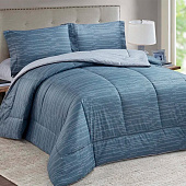 Комплект постельного белья с одеялом 2 спальный Cleo Notte Bianca сатин 22/007-NBO Комплект постельного белья с одеялом 2 спальный Cleo Notte Bianca сатин 22/007-NBO