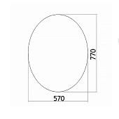 Зеркало Овал 57х77 20236 Silver Mirrors Зеркало Овал 57х77 20236 Silver Mirrors