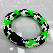 Игрушка-канат кольцо для всех пород собак "Счастливый хвост!", цвет зеленый, d-12.5, 561-173 Игрушка-канат кольцо для всех пород собак "Счастливый хвост!", цвет зеленый, d-12.5, 561-173