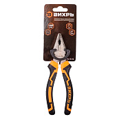 Плоскогубцы комбинированные 160мм, двухкомпонентные рукоятки, Вихрь Плоскогубцы комбинированные 160мм, двухкомпонентные рукоятки, Вихрь