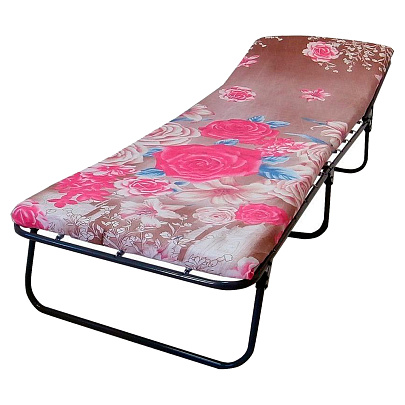  Раскладушка с матрасом Стандарт-МС max 110кг 195х65х26 