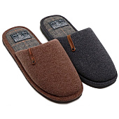 Тапочки мужские 4367 M-CH-C, р. 45 Тапочки мужские 4367 M-CH-C, р. 45