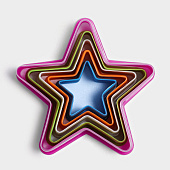 Набор форм для печенья "Звезда", 5 шт, цвет МИКС /114617 Набор форм для печенья "Звезда", 5 шт, цвет МИКС /114617