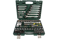 Набор инструментов, 82 предм., 1/2", 1/4", CrV, пластиковый кейс, KRAFTOOL  X-Drive 82