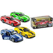  Машина "Модельки" Спортивная, металл, 11 см, открываются двери, коробка, К175А28 