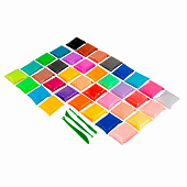 Пластилин супер лёгкий застывающий 36 цветов, 360г, Юнландия 105907 Пластилин супер лёгкий застывающий 36 цветов, 360г, Юнландия 105907