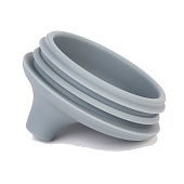 Поильник с трубочкой силиконовый «Try again», 200 мл., серый 10101225 Поильник с трубочкой силиконовый «Try again», 200 мл., серый 10101225