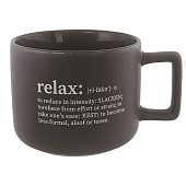 Кружка Relax 400мл, графитовый KRJYD1170A-23026-3 Кружка Relax 400мл, графитовый KRJYD1170A-23026-3