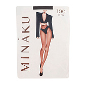  Женские колготки MINAKU 100 ден, цвет графит, размер 2/S 10152831 