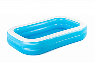  Бассейн надувной Blue Rectangular BESTWAY семейный 262х175х51см 778л прямоугольный арт.54006 Код249247 