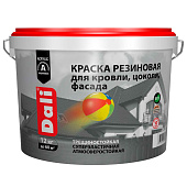  "DALI" краска резиновая для кровли, цоколя, фасада, база С - 12 кг 