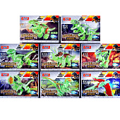 Конструктор Dino Светящийся (8 видов) 12х8см / коробка 77010 Конструктор Dino Светящийся (8 видов) 12х8см / коробка 77010