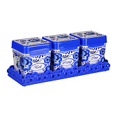 Набор емкостей для сыпучих продуктов "Флорель" 1,2л М4724 Набор емкостей для сыпучих продуктов "Флорель" 1,2л М4724