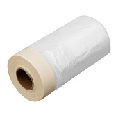 Пленка укрывная с малярной лентой 0,55мх15м Пленка укрывная с малярной лентой 0,55мх15м