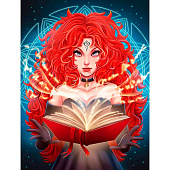 Блокнот точкабук Witch Girls рыжая волшебница, 72л, 72-7073 Блокнот точкабук Witch Girls рыжая волшебница, 72л, 72-7073