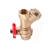 Кран шар с косым фильтром 1/2 ВВ Кран шар с косым фильтром 1/2 ВВ