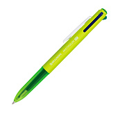 Ручка многоцветная шариковая автоматическая BRAUBERG MULTICOLOR, 4 цвета, корпус ассорти, 0,35 мм, 143458
