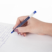  Ручка гелевая синяя BRAUBERG X-WRITER 1800, линия 0,35мм, 144134 