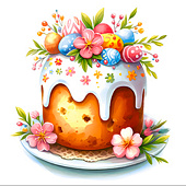 Салфетки бумажные Лилия Кулич 2-х сл 33х33 20шт Арт.3798 Салфетки бумажные Лилия Кулич 2-х сл 33х33 20шт Арт.3798