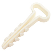 Дюбель-хомут для плоского кабеля Зубр ДХ-П, 14мм, уп.100 шт, нейлон Дюбель-хомут для плоского кабеля Зубр ДХ-П, 14мм, уп.100 шт, нейлон