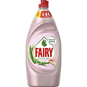 Средство для мытья посуды FAIRY Нежные руки Розовый Жасмин и Алоэ Вера 900мл Средство для мытья посуды FAIRY Нежные руки Розовый Жасмин и Алоэ Вера 900мл