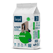 Клей для плитки, керамогранита Keramik Pro C1T (5кг) /Bergauf Клей для плитки, керамогранита Keramik Pro C1T (5кг) /Bergauf
