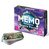 Игра настольная Мемо. Природные чудеса России 50 карточек 7203 767518 Игра настольная Мемо. Природные чудеса России 50 карточек 7203 767518