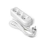 Удлинитель 3 гнезда, 3м с заземл. 13А IP20, ПВС 3х1 АБС-пластик UNIVersal Е-303 Удлинитель 3 гнезда, 3м с заземл. 13А IP20, ПВС 3х1 АБС-пластик UNIVersal Е-303