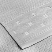 Полотенце 50х90 махровое Luxor диз. Латис (белый) белый Полотенце 50х90 махровое Luxor диз. Латис (белый) белый