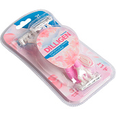 Станок для бритья одноразовый DILLIGEN 3 3шт Pink женские блистер Станок для бритья одноразовый DILLIGEN 3 3шт Pink женские блистер
