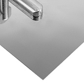  Гладилка из нержавеющей стали, 280 х 130 мм, деревянная ручка// MATRIX 