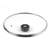 Крышка стеклянная 26 см. LARA LR01-98 Крышка стеклянная 26 см. LARA LR01-98