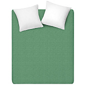  Простыня на резинке Цвет Эмоций, 200х200х20 см, поплин, шалфей 