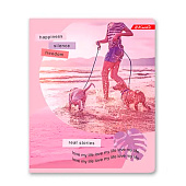 Тетрадь А5 96л скрепка клетка картонная обложка, софт тач, лак, Розовое настроение, 96ТСК_12_3_1 Тетрадь А5 96л скрепка клетка картонная обложка, софт тач, лак, Розовое настроение, 96ТСК_12_3_1