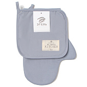  Кухонный набор 2 предмета  Этель Kitchen цв.серый 10179646 