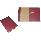 Короб архивный 7,5 см, бумвинил, внутри крафт, сборный, ассорти Короб архивный 7,5 см, бумвинил, внутри крафт, сборный, ассорти