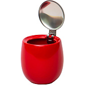 Сахарница ФЕЛИЧИТА 250мл с крышкой из нерж.ст., глазурь, красный 109-06078 Сахарница ФЕЛИЧИТА 250мл с крышкой из нерж.ст., глазурь, красный 109-06078