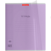  Тетрадь 48л. А5. клетка, ErichKrause, Классика CoverPrо 2в1 MIX-PACK, 56384 